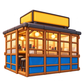 3D-style illustration inspired by the city photo — Furaikenbo
