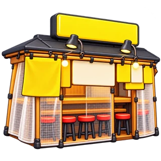 3D-style illustration inspired by the city photo — Kiryu