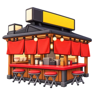 3D-style illustration inspired by the city photo — Satsumaya