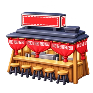 3D-style illustration inspired by the city photo — Nagachan