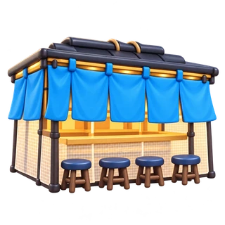 3D-style illustration inspired by the city photo — Unzen