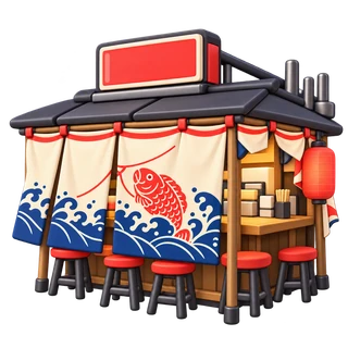 3D-style illustration inspired by the city photo — Tenichi