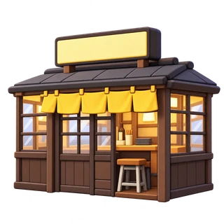 3D-style illustration inspired by the city photo — Hyotan