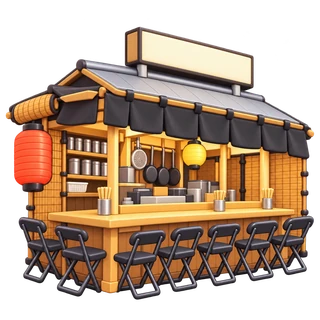 3D-style illustration inspired by the city photo — Koryu