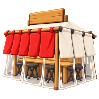 3D-style illustration inspired by the city photo — Nagahama Shoei