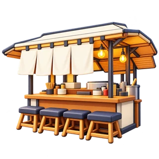 3D-style illustration inspired by the city photo — BAL Kono