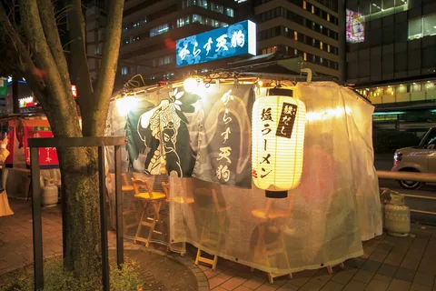 Hakatayatai Karasutengu stall, city-supplied photo